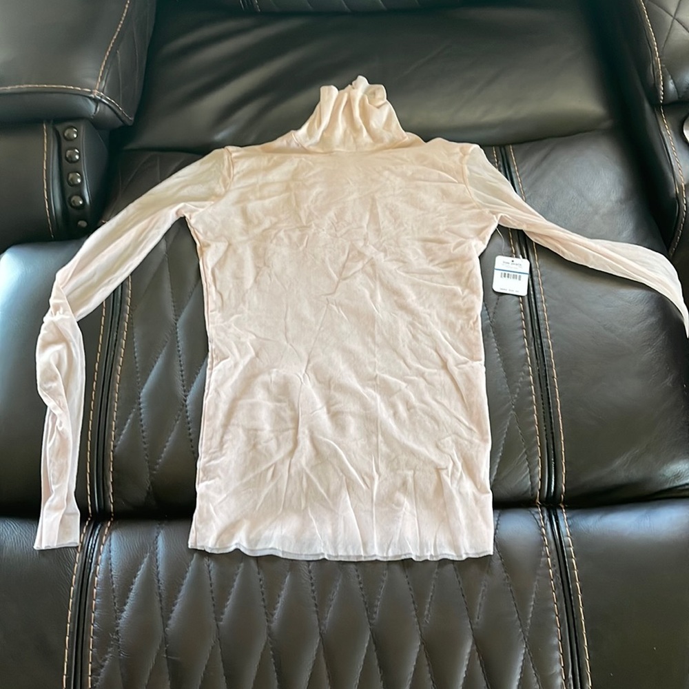 Sheer pink top